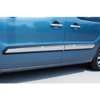 Letve na vratih (4 kosi, nerjaveče jeklo) Citroen Berlingo 2008–2018 fotografija 1