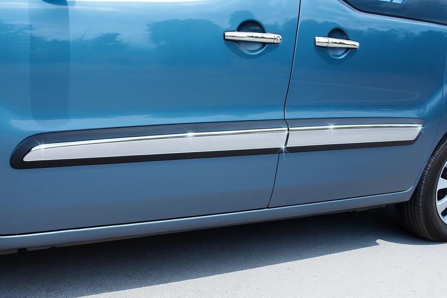 Citroen Berlingo 2008–2018 Letve na vratih (4 kosi, nerjaveče jeklo) Carmos - turško nerjaveče jeklo Image