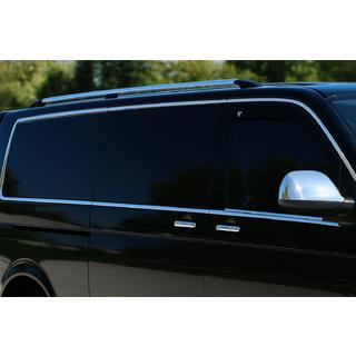 Kompletna obroba oken (14 delov, nerjavno jeklo) Volkswagen T5 Transporter 2003–2010 fotografija 4