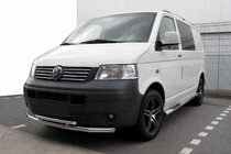 Volkswagen T5 Transporter 2003–2010 Sprednji zaščitni lok ST014 (nerjavno jeklo) 60 × 42 mm fotografija 1