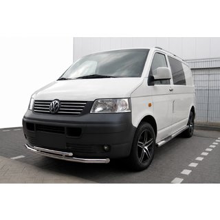 Sprednji zaščitni lok ST014 (nerjavno jeklo) Volkswagen T5 Transporter 2003–2010 fotografija 1