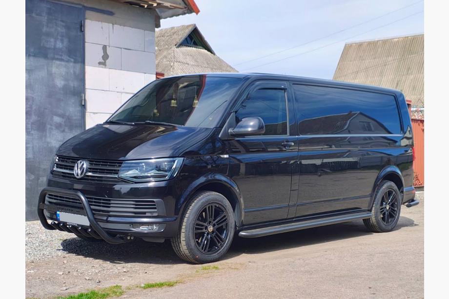 Volkswagen T5 Transporter 2003–2010 Stranske stopnice Premium (2 kos, nerjavno jeklo) Fotografija 6