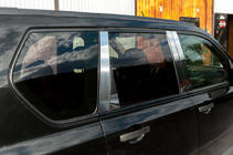 Nissan X-trail T31 2007–2014 Letve za stebričke vrat (8 kos, nerjavno jeklo) fotografija 3