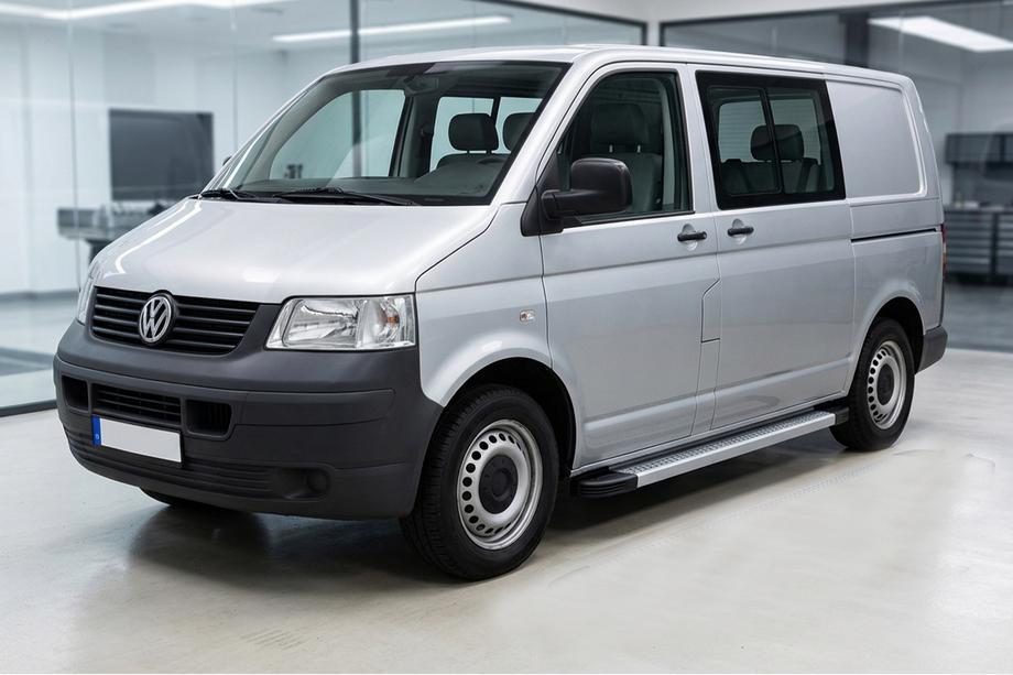 Volkswagen T5 Multivan 2003–2010 Bočne stopnice Maya V2 (2 kosa, aluminij) Kratka medosna razdalja Image