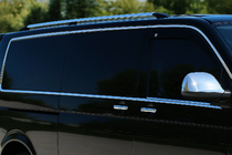Volkswagen T5 Multivan 2003–2010 Komplet okrasnih okvirjev oken – set (14 kos, nerjaveče jeklo) fotografija 4