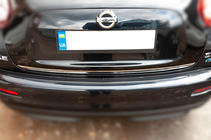 Nissan Juke 2010–2019 Zaščitna letev roba prtljažnika (nerjaveče jeklo) fotografija 3