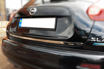 Nissan Juke 2010–2019 Zaščitna letev roba prtljažnika (nerjaveče jeklo) fotografija 1