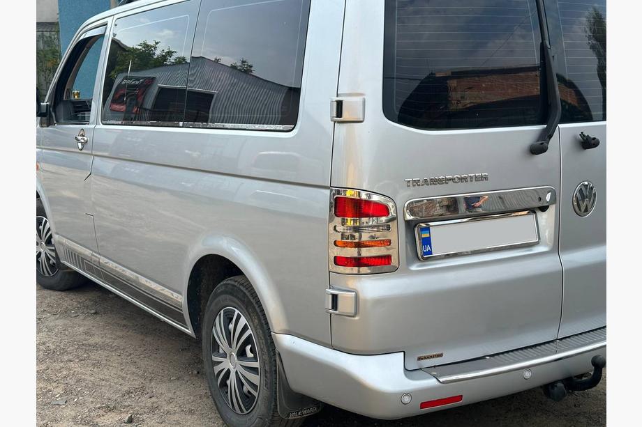 Volkswagen T5 2010–2015 Letve za vrata (inox, krom) 1 vrata, kratka različica, Carmos – turško jeklo Fotografija 17