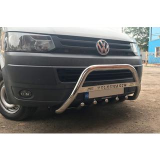 Prednji zaščitni lok WT003 (nerjaveče jeklo) Volkswagen T5 2010–2015 fotografija 1