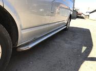 Volkswagen T5 2010–2015 Stranske stopnice Premium (2 kos, nerjavno jeklo) 60 mm, kratka medosna razdalja fotografija 4