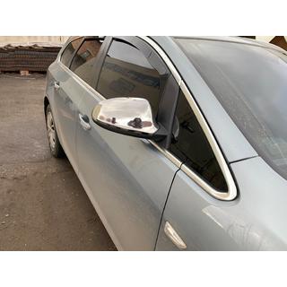 Kromirani pokrovi ogledal (2 kosa, nerjavno jeklo) Opel Astra J 2009–2015 fotografija 4