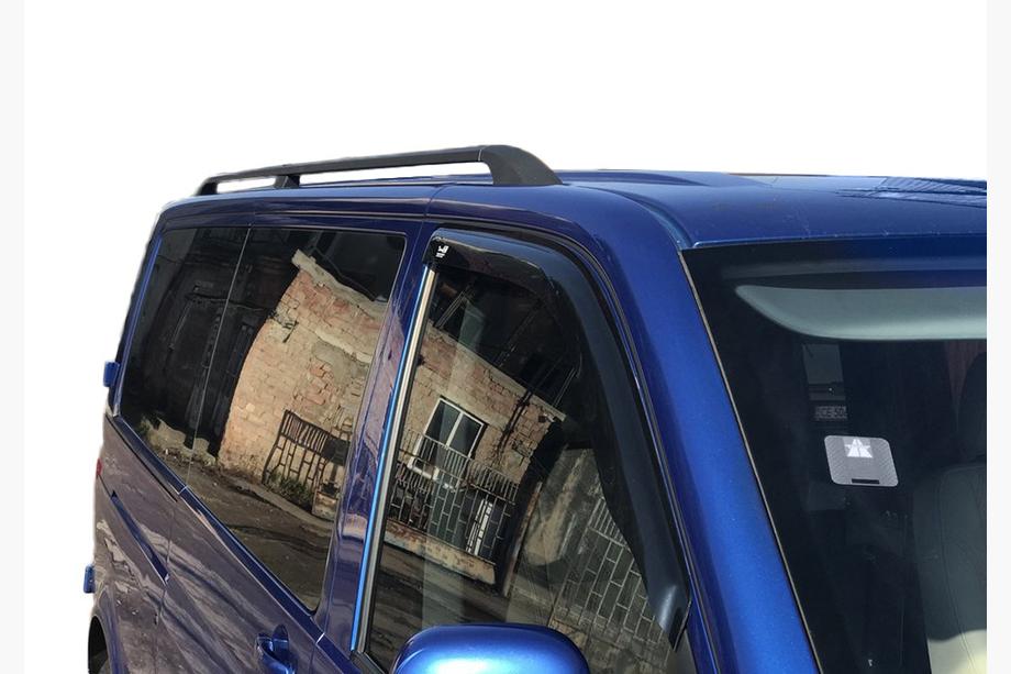 Volkswagen T6 2015–2024 Črni strešni relingi Image