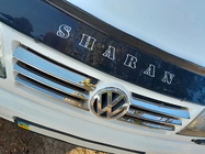 Volkswagen Sharan 1995–2010 Okrasne letvice za masko (nerjavno jeklo) Letnik 2000-2008, 8 letvic fotografija 1