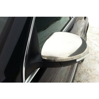 Kromirani pokrovi ogledal (2 kosa, nerjavno jeklo) Volkswagen Tiguan 2007–2016 fotografija 4