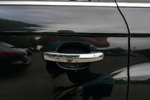 Volkswagen Touareg 2002–2010 Kromirane obloge kljuk vrat (4 kosi, nerjavno jeklo) Brez gumbov, Carmos – turško jeklo fotografija 5