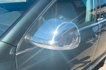 Volkswagen Touareg 2002–2010 Okrasne obloge ogledal 2007-2010 (2 kos, nerjavno jeklo) Carmos - turško nerjaveče jeklo fotografija 4