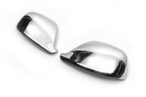 Volkswagen Touareg 2002–2010 Okrasne obloge ogledal 2007-2010 (2 kos, nerjavno jeklo) Carmos - turško nerjaveče jeklo fotografija 2