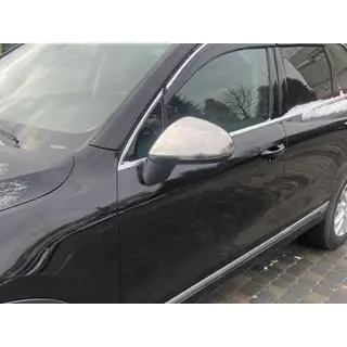 Kromirani pokrovi ogledal (2 kosa, nerjavno jeklo) fotografija 3