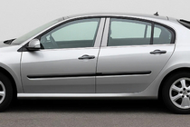 Renault Laguna 2007–2015 Obloge stebričkov vrat (4 kosi, inox) fotografija 1
