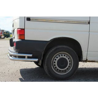 Zadnji dvojni vogalni ščitniki AK003-Double (2 kos, nerjavno jeklo) Volkswagen T4 Transporter 1990–2003 fotografija 3