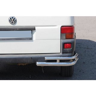 Zadnji dvojni vogalni ščitniki AK003-Double (2 kos, nerjavno jeklo) Volkswagen T4 Caravelle/Multivan 1990–2003 fotografija 2