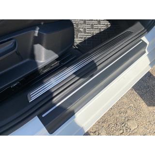 Notranje obloge pragov Carmos (4 kosi, nerjaveče jeklo) Volkswagen Passat B8 2015–2023 fotografija 2