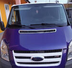 Ford Transit 2000–2014 Kromirana obloga za pokrov motorja (nerjavno jeklo) fotografija 4
