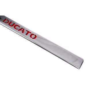 LED letvica nad registrsko tablico (nerjavno jeklo) Fiat Ducato 2006–2025 fotografija 4
