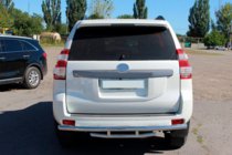 Toyota Land Cruiser Prado 150 2009–2023 Zadnja zaščitna cev AK002-2v1 (nerjavno jeklo) fotografija 3