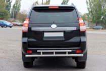 Toyota Land Cruiser Prado 150 2009–2023 Zadnji zaščitni lok AK002-2v2 (nerjavno jeklo) fotografija 2