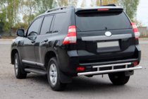 Toyota Land Cruiser Prado 150 2009–2023 Zadnji zaščitni lok AK002-2v2 (nerjavno jeklo) fotografija 3