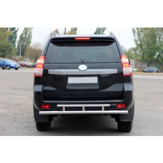 Zadnji zaščitni lok AK002-2v2 (nerjavno jeklo) Toyota Land Cruiser Prado 150 2009–2023 fotografija 2
