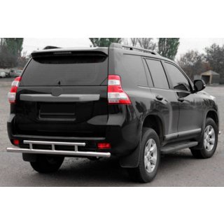 Zadnji zaščitni lok AK002-2v2 (nerjavno jeklo) Toyota Land Cruiser Prado 150 2009–2023 fotografija 1