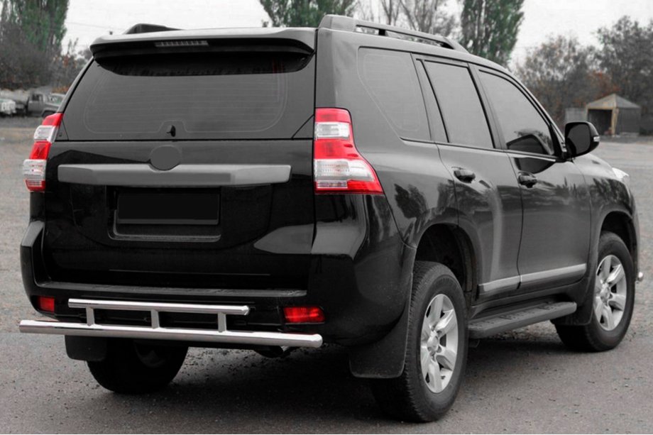 Toyota Land Cruiser Prado 150 2009–2023 Zadnji zaščitni lok AK002-2v2 (nerjavno jeklo) Image