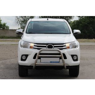 Sprednji zaščitni lok WT023 (nerjaveče jeklo) Toyota Hilux 2015– fotografija 3