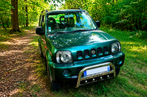 Suzuki Jimny 1998–2018 Prednji zaščitni lok QT006 (nerjaveče jeklo) fotografija 1