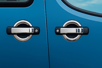 Fiat Doblo I 2001–2005 Kromirane obloge kljuk vrat (4 kosi, nerjavno jeklo) fotografija 1
