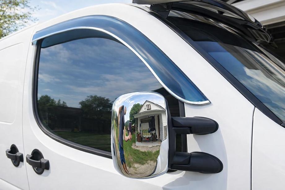 Fiat Doblo I 2001–2005 Kromirani pokrovi ogledal (2 kosa, plastika) Carmos Image