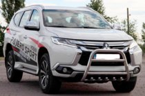 Mitsubishi Pajero Sport 2015– Prednji zaščitni lok WT008 (nerjavno jeklo) fotografija 2