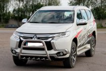 Mitsubishi Pajero Sport 2015– Prednji zaščitni lok WT008 (nerjavno jeklo) fotografija 3