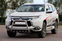 Mitsubishi Pajero Sport 2015– Prednji zaščitni lok WT008 (nerjavno jeklo) fotografija 4