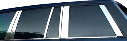Range Rover III L322 2002–2012 Letve stebričkov vrat (14 kos, nerjaveče jeklo) fotografija 3