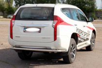 Mitsubishi Pajero Sport 2015– Zadnji zaščitni lok AK005 (nerjaveče jeklo) fotografija 6