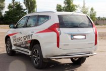 Mitsubishi Pajero Sport 2015– Zadnji zaščitni lok AK005 (nerjaveče jeklo) fotografija 3