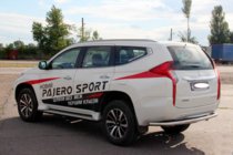 Mitsubishi Pajero Sport 2015– Zadnji zaščitni lok AK005 (nerjaveče jeklo) fotografija 5