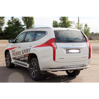 Zadnji zaščitni lok AK005 (nerjaveče jeklo) Mitsubishi Pajero Sport 2015– fotografija 3