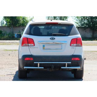 Zadnji zaščitni lok AK002-2 (nerjaveče jeklo) Kia Sorento II XM 2009–2014 fotografija 3