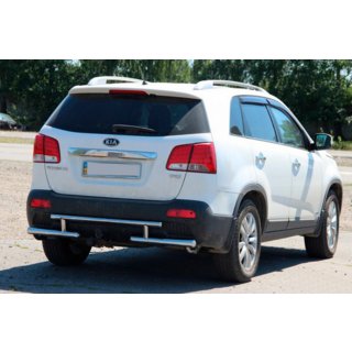 Zadnji zaščitni lok AK002-2 (nerjaveče jeklo) Kia Sorento II XM 2009–2014 fotografija 4