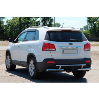 Zadnji zaščitni lok AK002-2 (nerjaveče jeklo) Kia Sorento II XM 2009–2014 fotografija 2