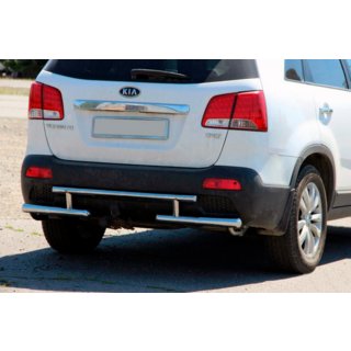 Zadnji zaščitni lok AK002-2 (nerjaveče jeklo) Kia Sorento II XM 2009–2014 fotografija 1